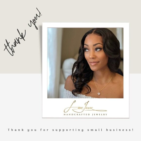 3/$20 14k Gold White Glitter Resin Butterfly Handmade Charm Pendant Necklace - Picture 6 of 6